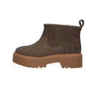 Timberland - Botas y botines mujer - Stone Street Mid Warm Lined Boot W Dark Brown Full Grain para Mujer de Cuero - Talla 7,5 US 7.5 US