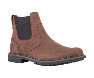 Timberland - Stormbucks Pull-on, Botas Chelsea Hombre, Marrón (Burnished Dark Brown Oiled), 41 EU