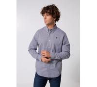 Timberland Stretch Poplin Gingham Shirt L Marrón