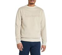 Timberland Sudadera de cuello redondo de invierno Hampton para hombre TB0A6VG6, Beige claro., L