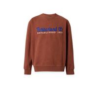 TIMBERLAND Sudadera 'ESTABLISHED 1973' marfil / navy / cognac XXXL EUR