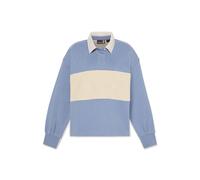 TIMBERLAND Sudadera 'Lush Rugby Polo' crema / azul paloma / blanco S EUR