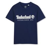Timberland T60212 Camiseta para niño, Azul de China, 8 años