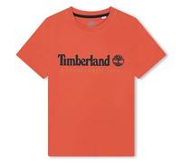 Timberland T60212 Camiseta para niño, Color tangelo, 5 años