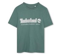 Timberland T60212 Camiseta para niño, Pino, 8 años