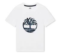 Timberland T60213 Camiseta para niño, Blanco, 10 años