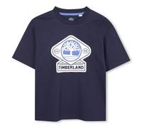 Timberland T60530 Camiseta para niño, Azul índigo, 10 años