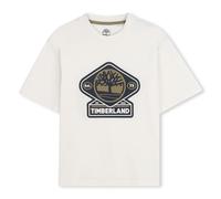 Timberland T60530 Camiseta para niño, Blanquecino, 8 años