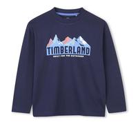 Timberland T60537 Camiseta para niño, Azul índigo, 14 años