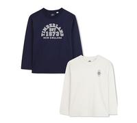 Timberland T60539 Camiseta para niño, Azul índigo, 10 años