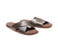 Timberland Seaton Bay Cross Strap Slide, Sandalias Hombre, Marrón (Dark Brown Leather), 41.5 EU