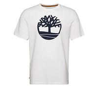 Timberland SS Tree Logo T Camiseta, White, XXL Hombre