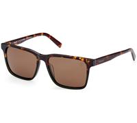 Timberland Hombre TB9306 55H Gafas de sol Acetato la Habana Marrón Cuadrada Polarizado