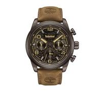 Timberland TDWGF0028706 Henniker II - Reloj de Pulsera con Fecha, Correa de Piel, 46 mm, Color Negro