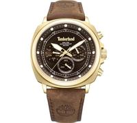 Timberland TDWGF0042003 - Reloj analógico de Cuarzo para Hombre con Correa de Piel, Dorado