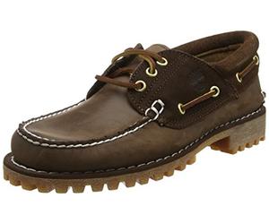 Timberland - Tfo Classic 3-eye Lug, Mocasines Hombre, Marrón (Potting Soil Saddleback), 41.5 EU