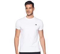 Timberland TFO SS LC Logo Slim T Camiseta, White, S Hombre