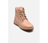 Timberland - Botas y botines mujer - Timberland Premium 6" Lace Up Boot W Light Pink Full Grain para Mujer de Cuero - Talla 7,5 US 7.5 US