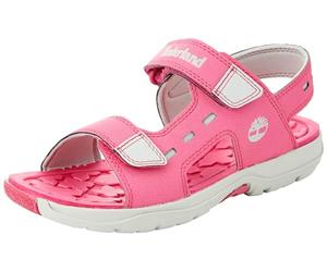 Timberland Unisex Kid's Moss Jump 2 Strap Sandals (Junior), rosa brillante, 3.5 UK