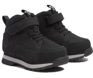 Timberland Unisex Kinder Euro Rock (Junior) Chukka/Mid, negro, nobuck, 7.5 UK Child