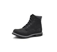 Timberland Waterville 6-Inch Basic Waterproof, Botas Chukka Mujer, Negro Black Nubuck, 38.5 EU