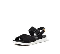 Timberland - Wilesport, Sandalia con Pulsera Mujer, Negro (Nero (Jet Black) Tb0a27t60151), 37.5 EU