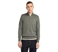 Timberland Williams River Cotton 1/4 Zip Sweater Dark Grey Heather Talla: M | Jerséis Outlet | Hombre | Gris