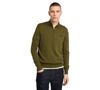 Timberland Williams River Cotton 1/4 Zip Sweater Dark Olive Talla: S | Jerséis Outlet | Hombre | Verde