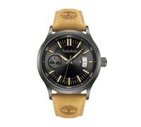 Timberland Williston-Small 43,5mm Reloj multifunción para Hombres Esfera Verde & Correa de Cuero marrón
