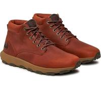Timberland, Winsor Park Mid Lace - Zapatillas altas de piel a la moda, Marrón Orange, 43 EU