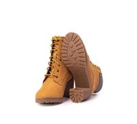 Timberland - Allington 6in Lace Up (wide Fit), Botas Altas Mujer, Amarillo (Wheat), 39.5 EU