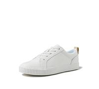 Timberland Women's Newport Bay Leather Oxford Slip-on Trainers, White Full Grain, 37 EU