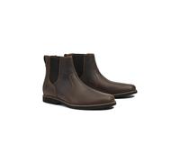 Timberland Woodhull Chelsea Basic Botas de Moda para Hombre, Marrón (Dark Brown Full Grain), 43 EU