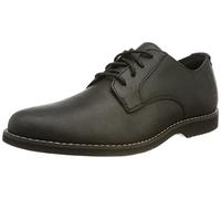 Timberland Woodhull Leather Oxford Basic Oxford plano para Hombre, Negro (Black Full Grain), 45.5 EU