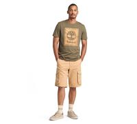 Timberland Woven Badge Cargo Twill Short Light Wheat Talla: 31 | Pantalones Cargo Outlet | Hombre | Marrón