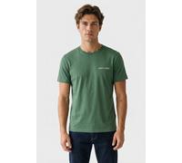 Timberland Y2k Lock Up Back Logo Ss Tee Medium Green Talla: XL | Camisetas con Decoración Impresa Outlet | Hombre | Verde