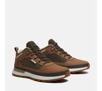 TIMBERLAND Zapatillas altas de piel Field Trekker. Color Beige Oscuro
