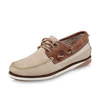 Timberland - Zapatillas de barco para hombre Atlantis Break bicolor. Beige Size: 43.5 EU