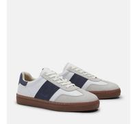 TIMBERLAND Zapatillas de piel, LISBON STREET LOW LACE. Color blanco/azul