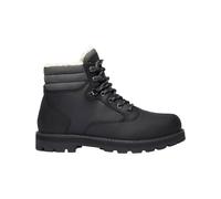 Timberland - Zapatillas de senderismo Hombre - Britton Road Mid Warm Lined Waterproof Boot Black Full Grain de Cuero - Talla 8,5 US - Negro Negro 8.5 US