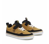 TIMBERLAND Zapatillas deportivas de piel con cordones elásticos STONE JUMP LOW HOOK & LOOP. Color miel
