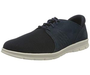 Timberland Zapatillas para Hombre Graydon Fabric and Leather Oxford, Color Azul Marino Nubuck, Talla 40 EU, Azul Marino Nobuck, 40 EU