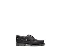 Timberland - Zapato de barco para hombre Authentic 3-Eye Lug Handsewn, Negro , 45 EU