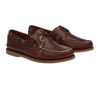 Timberland Zapato náutico clásico de 2 Ojales para Hombre, Marrón Medio de Grano Completo, 7 UK Wide