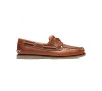 Timberland- Zapato Náutico Clásico de Cuero- Shoes- Hombre- Marrón- 43 1/2 EU- Zapato Náutico Clásico de Cuero