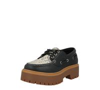 Timberland Zapatos náuticos Stone Street de cuña en piel Negro Talla 40 Mujer