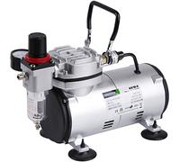 TIMBERTECH Compresor de aerógrafo AS18-2, mini compresor básico, 4 bares/parada automática para pintura de pasatiempos, tatuajes, decoración de pasteles, modelo, pintura automotriz, maquillaje gráfico