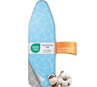 Timbley Turbo Funda Tabla Planchar 110x30 - Refleja Calor para Planchar rápido - Montaje fácil con elástico - 2X Acolchado cómodo & OEKOTEX100 | Hecho en Europa | Talla S