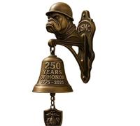 Timbre Antiguo Timbre retro de bienvenida for perro, Pug, Labrador, Pitbull, Bulldog, campana de puerta de santo, decoración del hogar(A1)