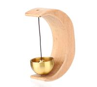 Timbre Comerciante Magnético para Apertura Puerta, Forma Luna Campanilla Puerta Tiendas Alerta Entrada Simple para Tienda Hogar Cafetería Porche Regalo Housewarming